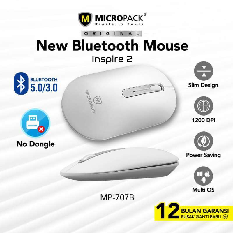 Micropack Dual Bluetooth Mouse 5.0/3.0 Inspire 2 (MP-707B)