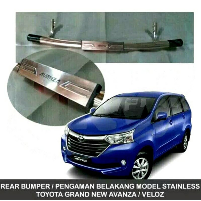 Pengaman mobil bemper belakang Stenliss Grand Avanza