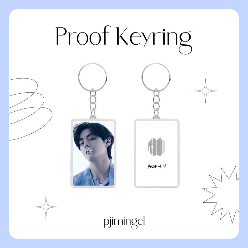 Gantungan Kunci Acrylic BTS Proof, Permission To Dance