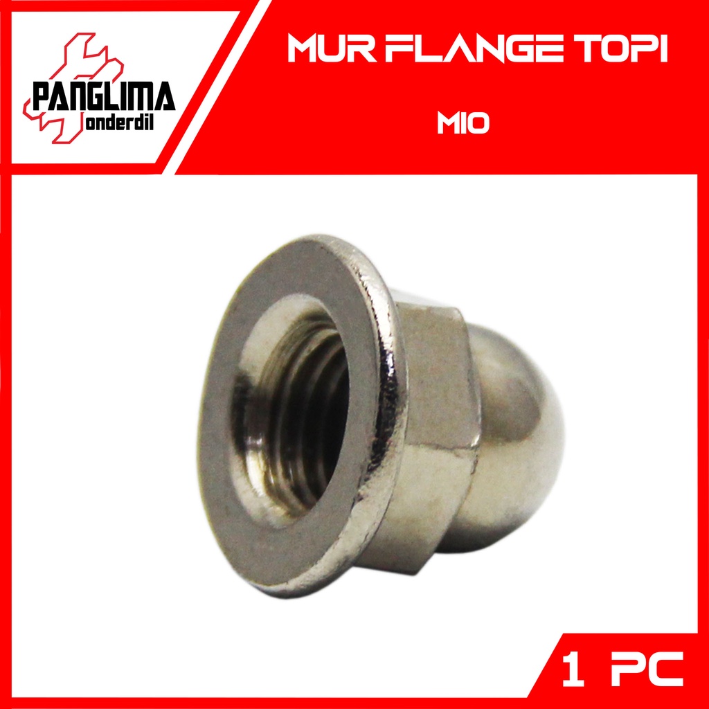 Mur Flange Nut Topi M 10-M10 Kunci 14 mm-14mm