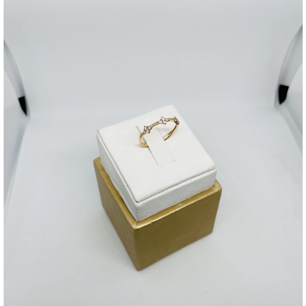 Cincin emas asli model simple kadar 300 uk 14