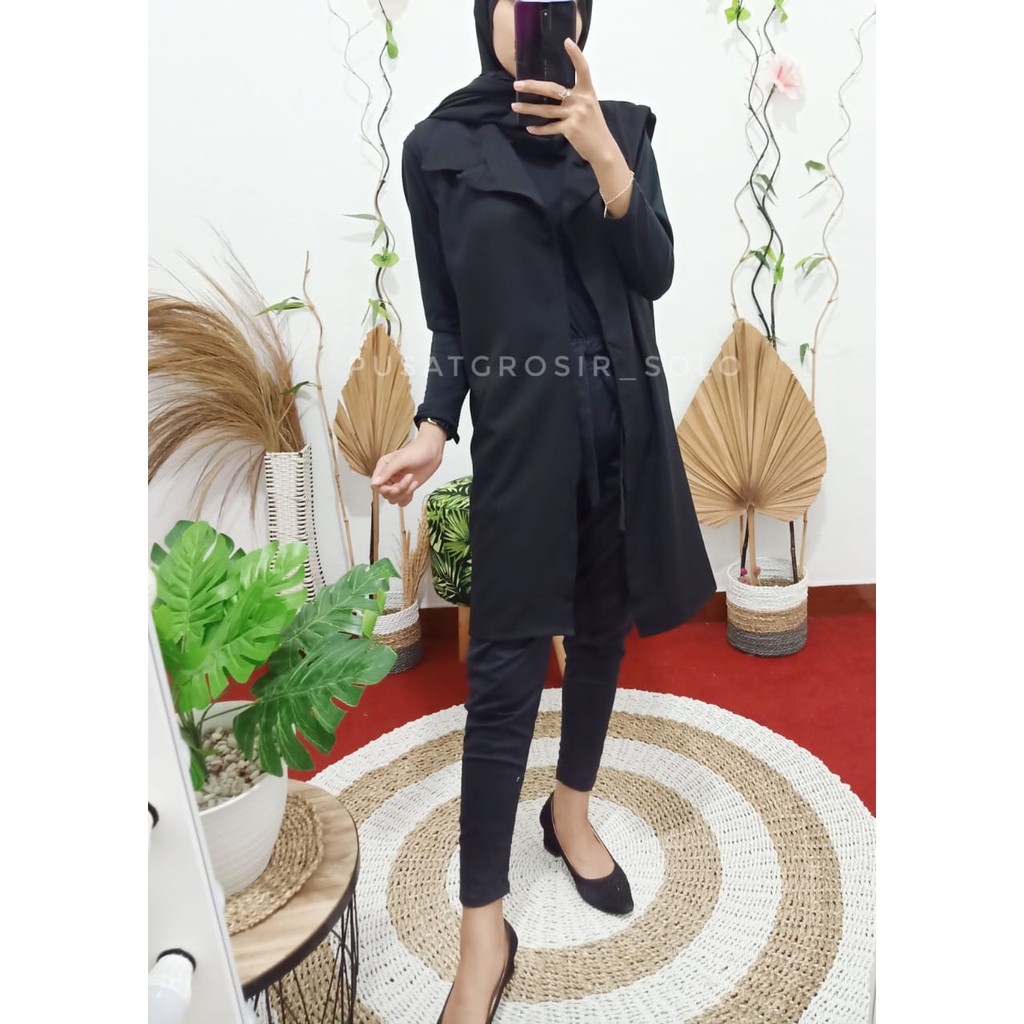 CUCI GUDANG !! OUTER AZALEA PUSATGROSIR_SOLO/CARDIGAN CARDI OUTER WOLFISH MOSSCREPE PREMIUM