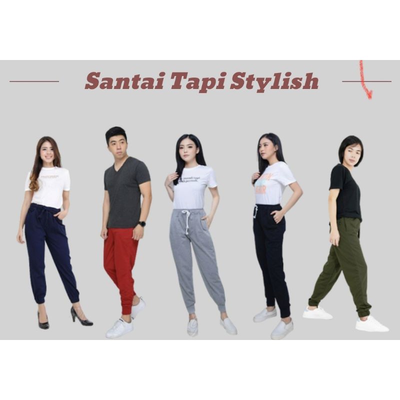 CELANA JOGGER PREMIUM /CELANA SANTAI UNISEX