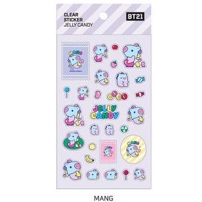 

(BISA COD) BT21 CLEAR STICKER [JELLY CANDY] I Sticker Lucu BT21 I Koleksi BT21 STOK TERBATAS Kode 823