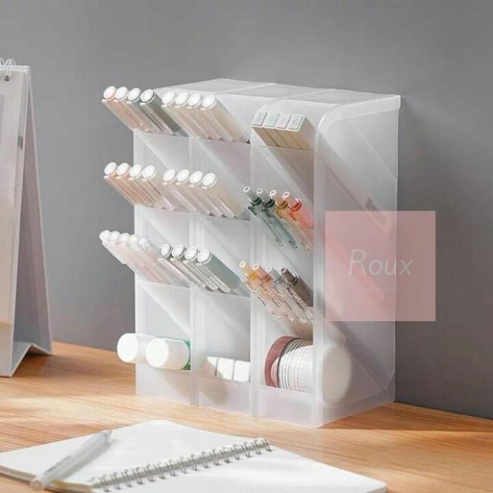 

Holder Rak Pensil Pen Marker 4 Susun Rak Sendok Garpu Sumpit 053