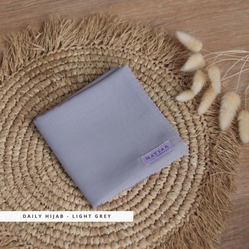 Katalog DAILY HIJAB SQUARE/ POLYCOTTON /Bella square-Light grey