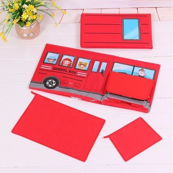 Storage Box Bus Cartoon Jumbo / Box Mainan / Kotak Mainan Box Organizer / Kursi Box Serbaguna