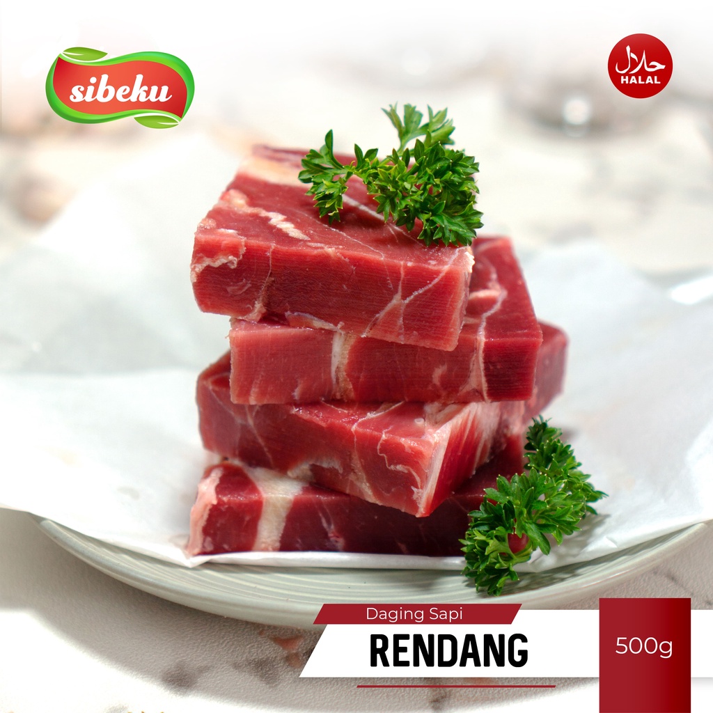 

Daging Sapi Rendang Halal & Higienis 500 gram Frozen Food Import dari Australia