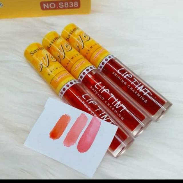 Lip tint sasimi vc lemon ecer