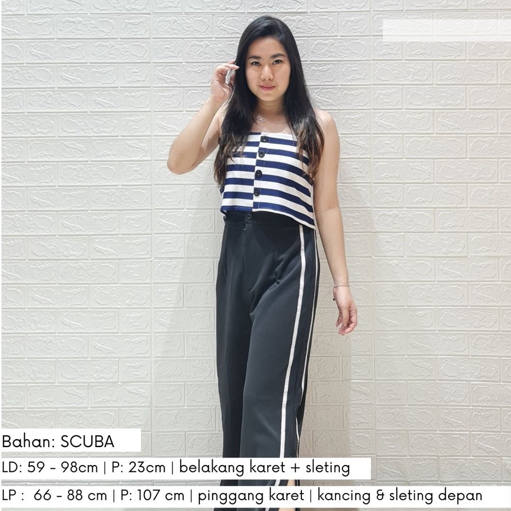 2328 melody sabrina stripe one set