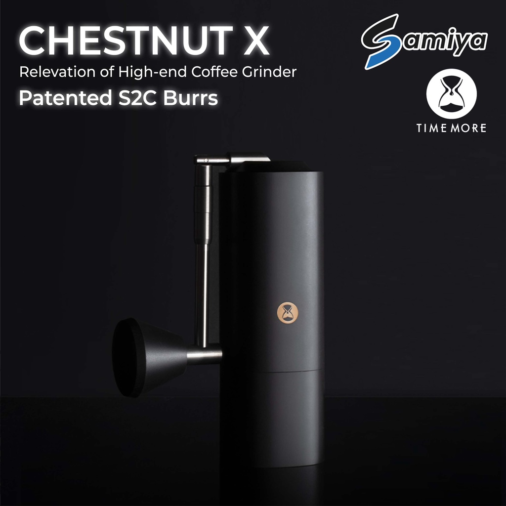 timemore chestnut X series premium coffee grinder with S2C burr / alat penggiling biji kopi / chestnut X black safari green