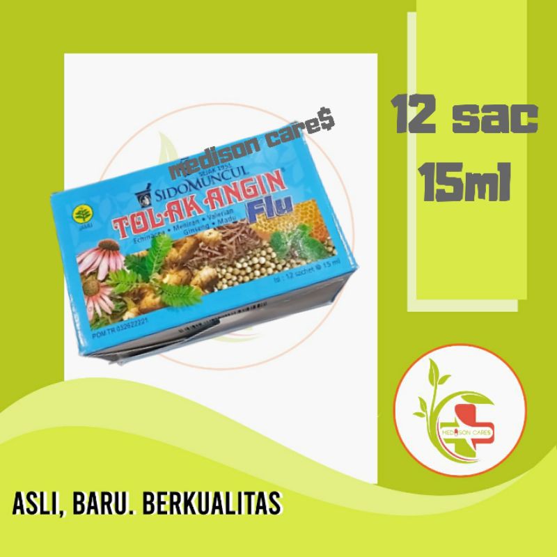 tolak angin flu sidomuncul | box isi 12 sachets