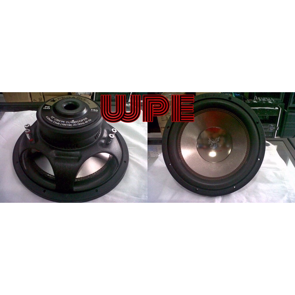 speaker subwoofer pegasus pg1245dc/pg 1245 dc 12inch