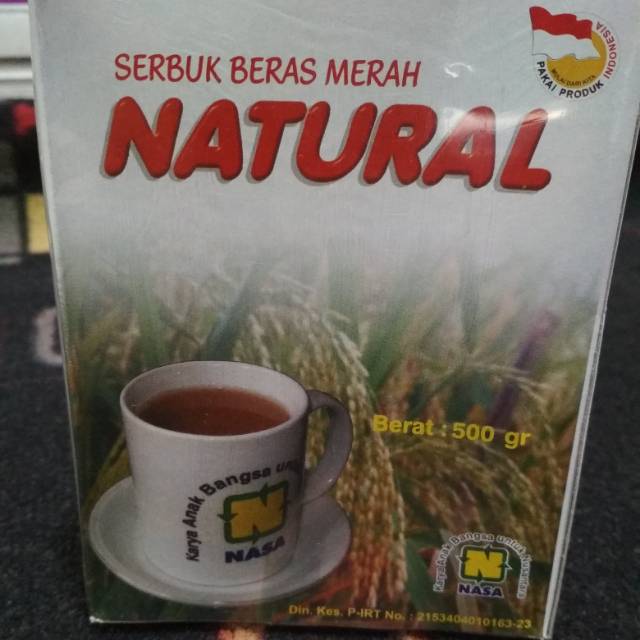 

SBMNB NASA 500 gr ( SERBUK BERAS MERAH NATURAL )