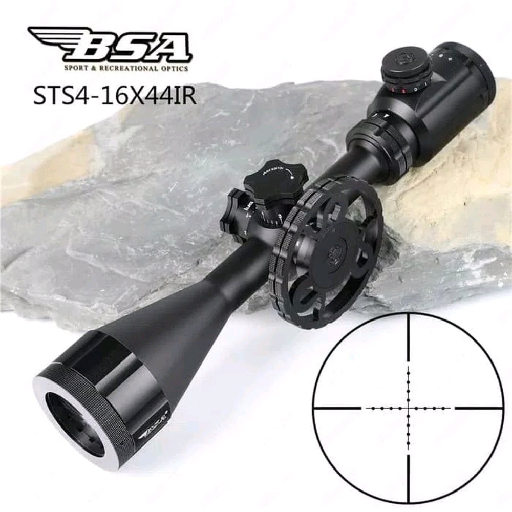 TELESCOPE RIFLESCOPE BSA STS 4-16X44 IR