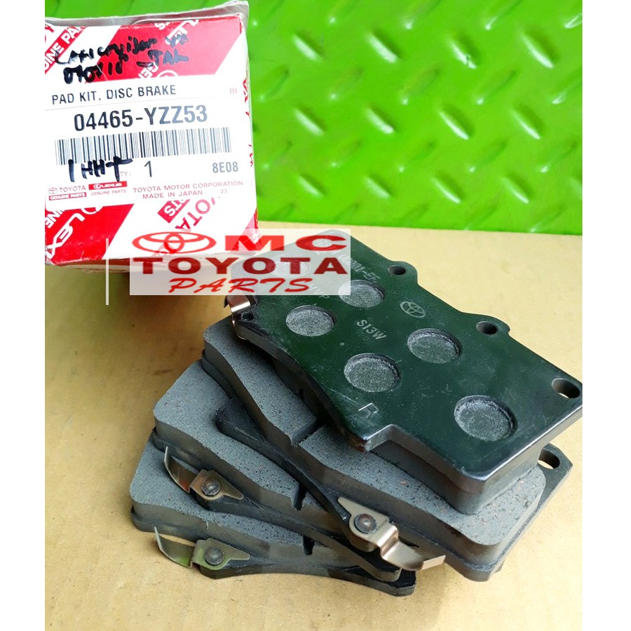 Brake Pad Kampas Rem Depan Fortuner Hilux Land Cruiser 04465-YZZ53