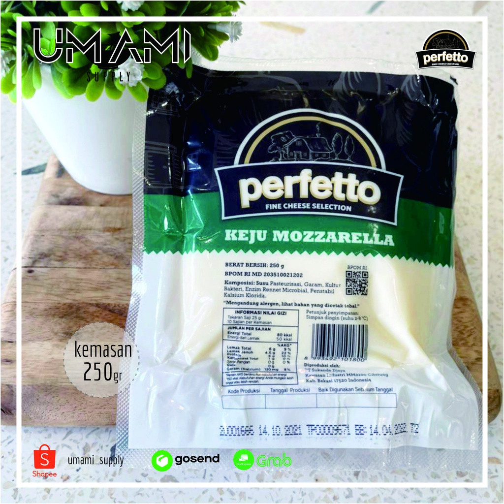 

Perfetto - Keju Mozzarella 250gr