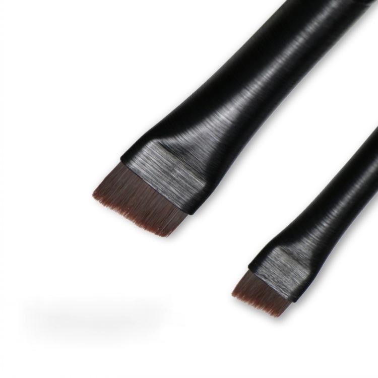 Kuas Alis Mata Bulu Pipih Hitam Make Up Ultra-Thin Precision Firming Knife-Edge Fine Eyeliner 101 102 Brush Eyebrow Brush LADALA