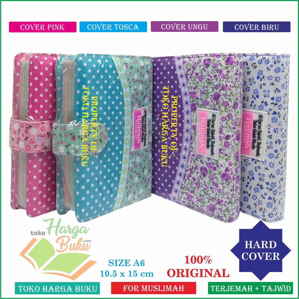 Al-Quran Halimah A6 Agenda Terjemah dan Tafsir Full Color Pelangi Penerbit Marwah