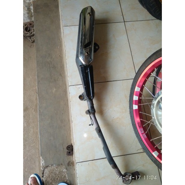 Knalpot standaran vega zr original