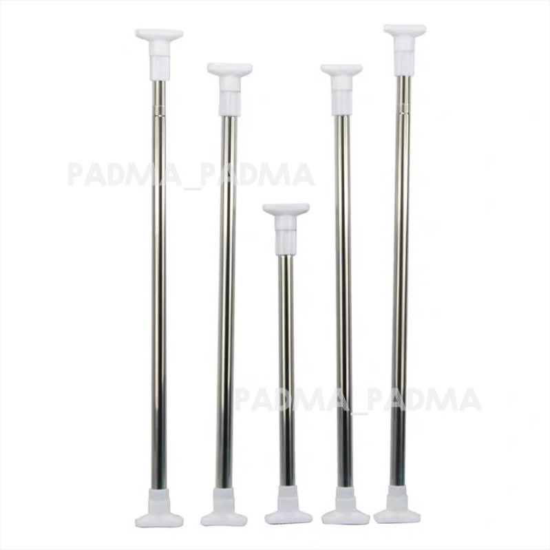 TIANG PIPA FLEKSIBEL 70-120CM TANPA PAKU BOR/TIANG JEMURAN/tiang KAMAR MANDI/TIANG PIPA TONGKAT KOLO