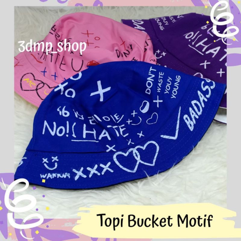 Topi Bucket Badas complex korean kpop korea