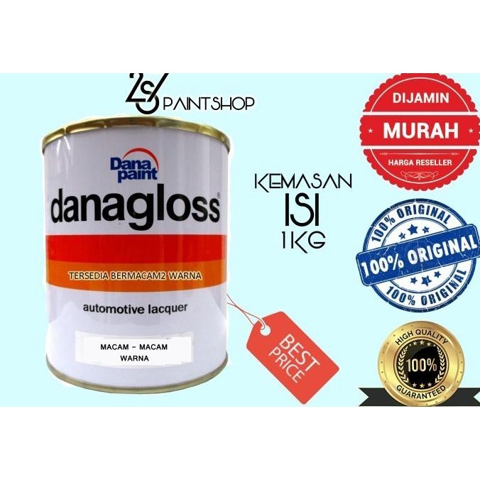 DANAGLOSS EPOXY CAT MOBIL , CAT DUCO , CAT SEMPROT CAR DASAR PUTIH 1KG Termurah