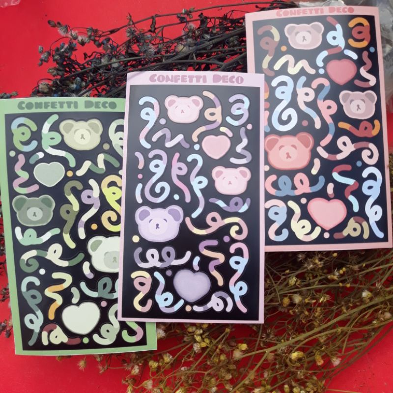 

Sticker confetti deco aesthetic cute