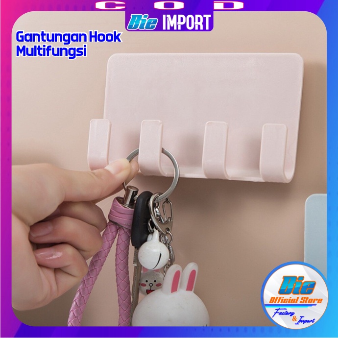 Holder HP Dinding Gantungan Hook Multifungsi Impor Best Seller