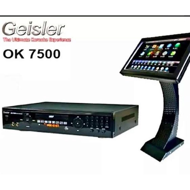 Paket player tv tochcreen 19" geisler ok7500 hdd 2tb