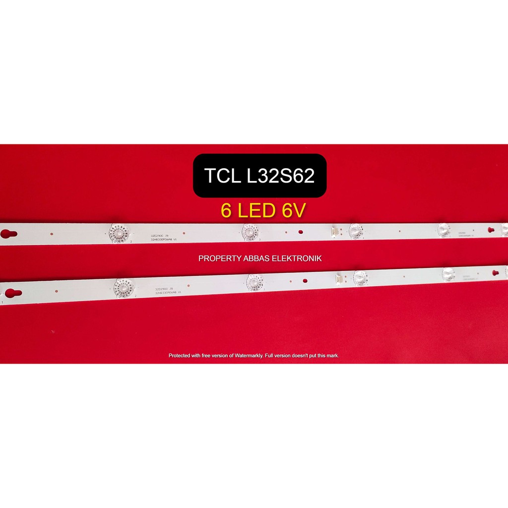 led backlight LCD LED TV TCL 32 inchi tcl  L32S62