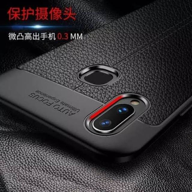 Auto Focus case REDMI 7 /7A/6/6A/6PRO/5/5PLUS/5A/5X/MIA1/MIA2/S2/M1A2LITE - silikon motif kulit ori