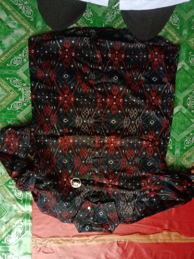New Arrival Distro Batik Pria Bordir Sogan Hrb026 Batikaf Notoarto Batik Ipnu-ipnu Hem Pria Bel