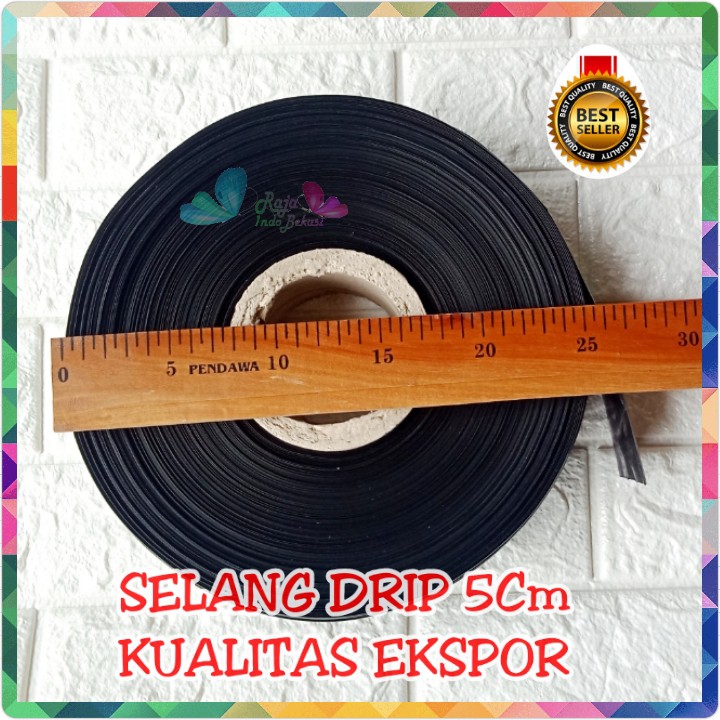 1 Rol Selang Drip 5 Mm X 10 Micron X 250 Meter Kualitas Bagus Ekport - Selang Plastik Drip 5MM