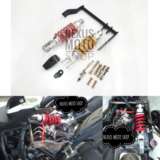 Monoshock aerox 155 shockbreaker NVX 155 breket monoshock AEROX 155
