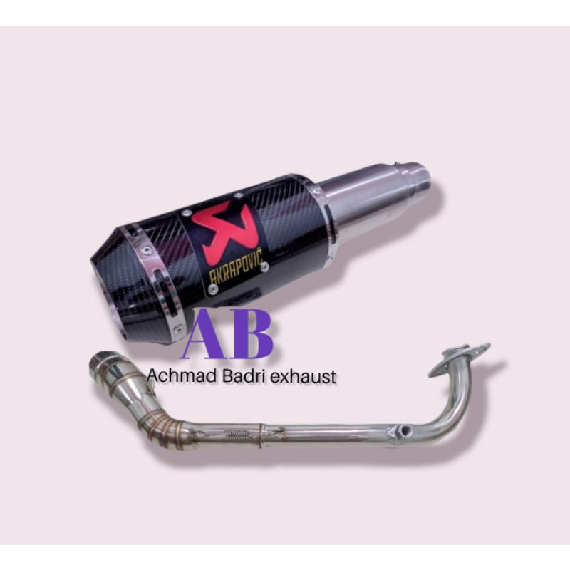exhaust Ekzos muffler knalpot pcx 160 PCX160 VARIO 160 VARIO160 akrapovic gp m1 carbon