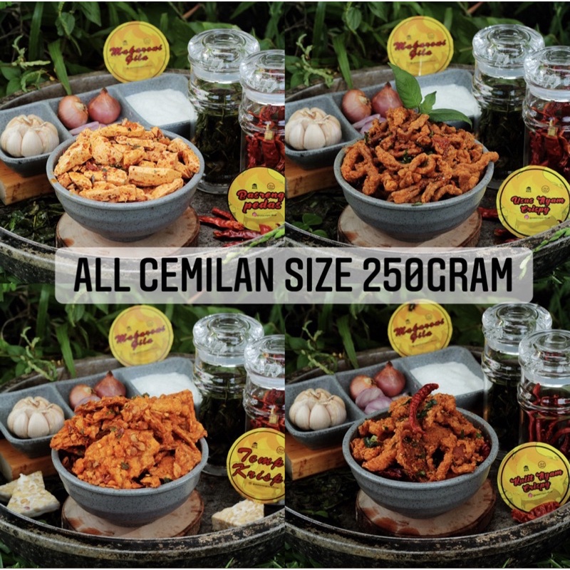 

Cemilan pedas 250gram