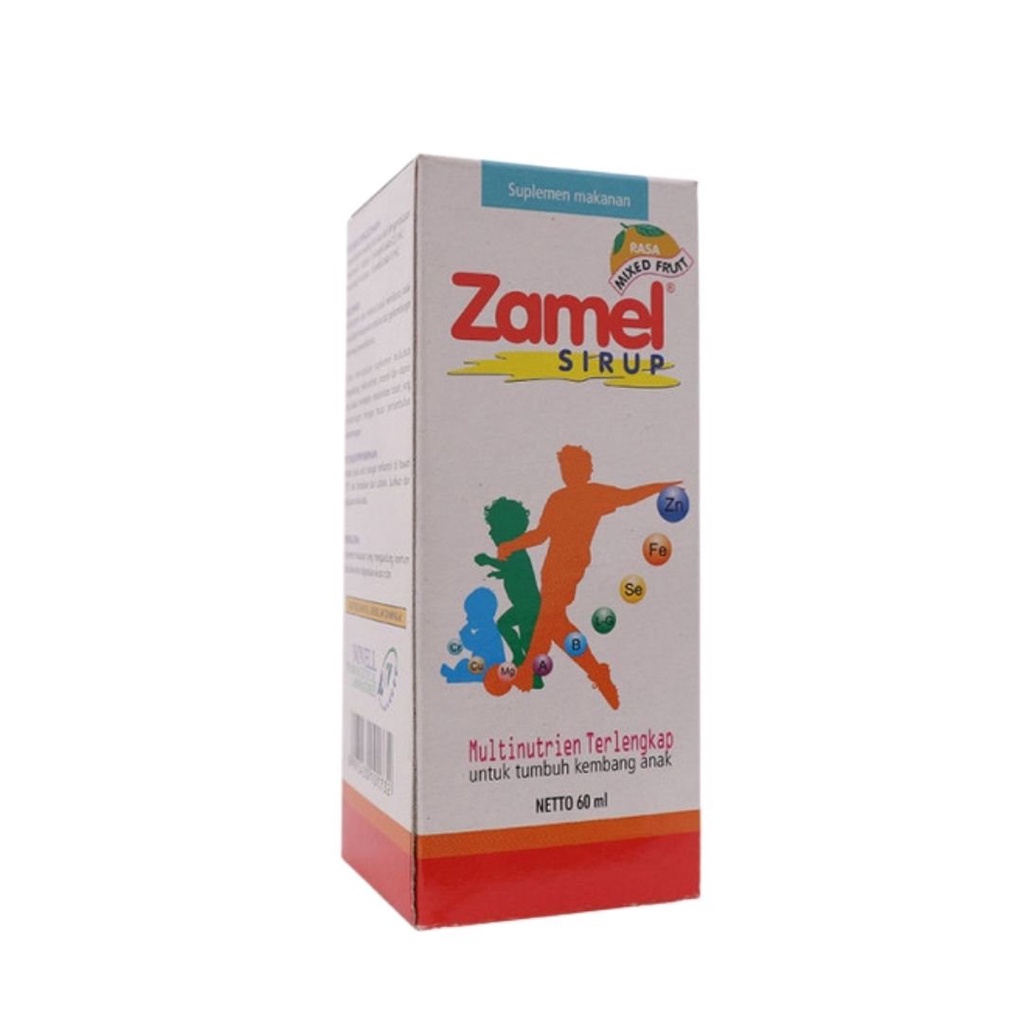 ZAMEL SIRUP 60ML SUPLEMEN MAKANAN DAN MINERAL