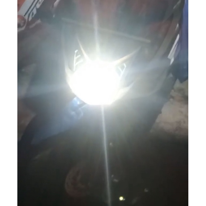 LAMPU LED DEPAN UTAMA MOTOR H6 12LED 3SISI TERMURAH BEBEK MATIC UNIVERSAL