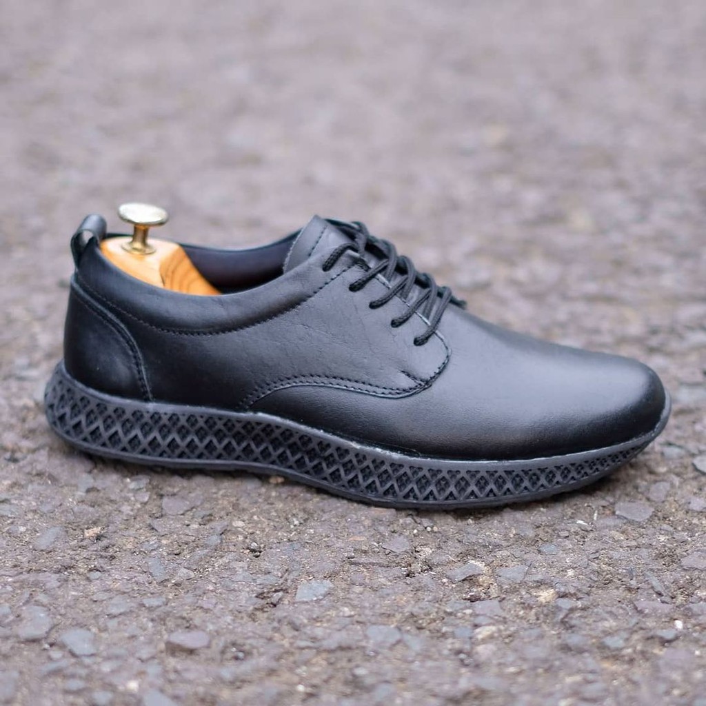 SEPATU KULIT | AZCOST FOOTWEAR ALTRA BLACK ORIGINAL