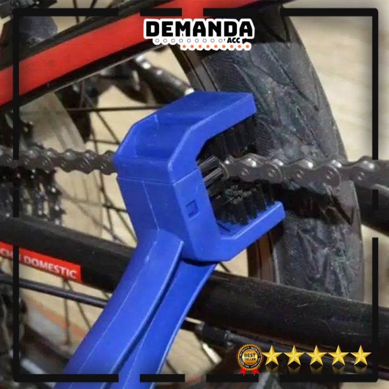 U SHAPE BICYCLE CHAIN CLEANING BRUSH ALAT SIKAT PEMBERSIH RANTAI GIR SPROCKET SEPEDA ATAU MOTOR