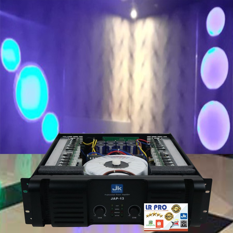 Power Amplifier Jk coustic JAP 13 ( 2x1300 watt )