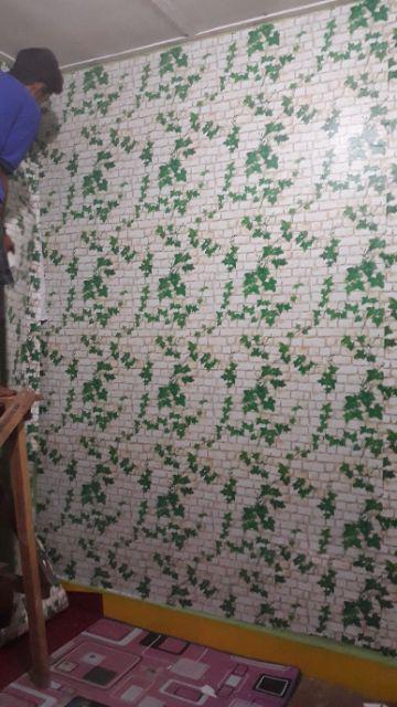Wallpaper Sticker Dinding Murah 10m X 45cm  Keropi