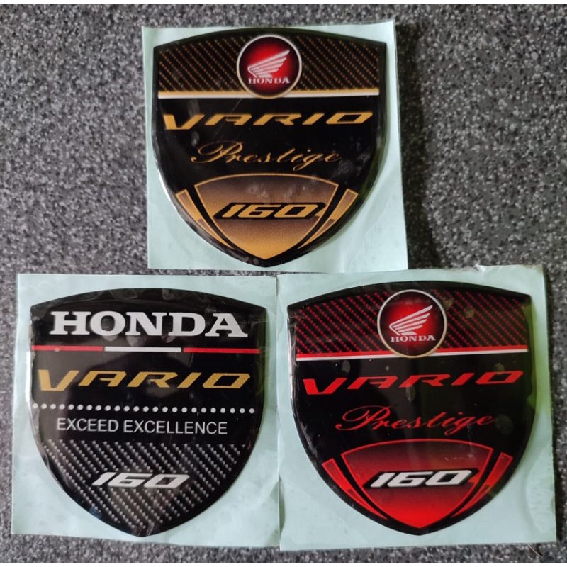 EMBLEM TIMBUL LOGO MOTOR HONDA VARIO 160