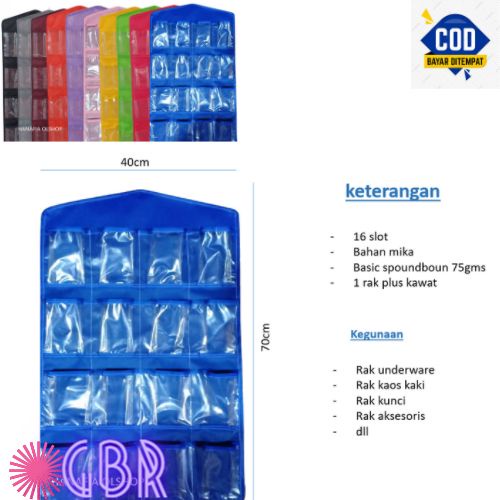 Pouch Organizer Underwear | Hanger Underwear Gantung