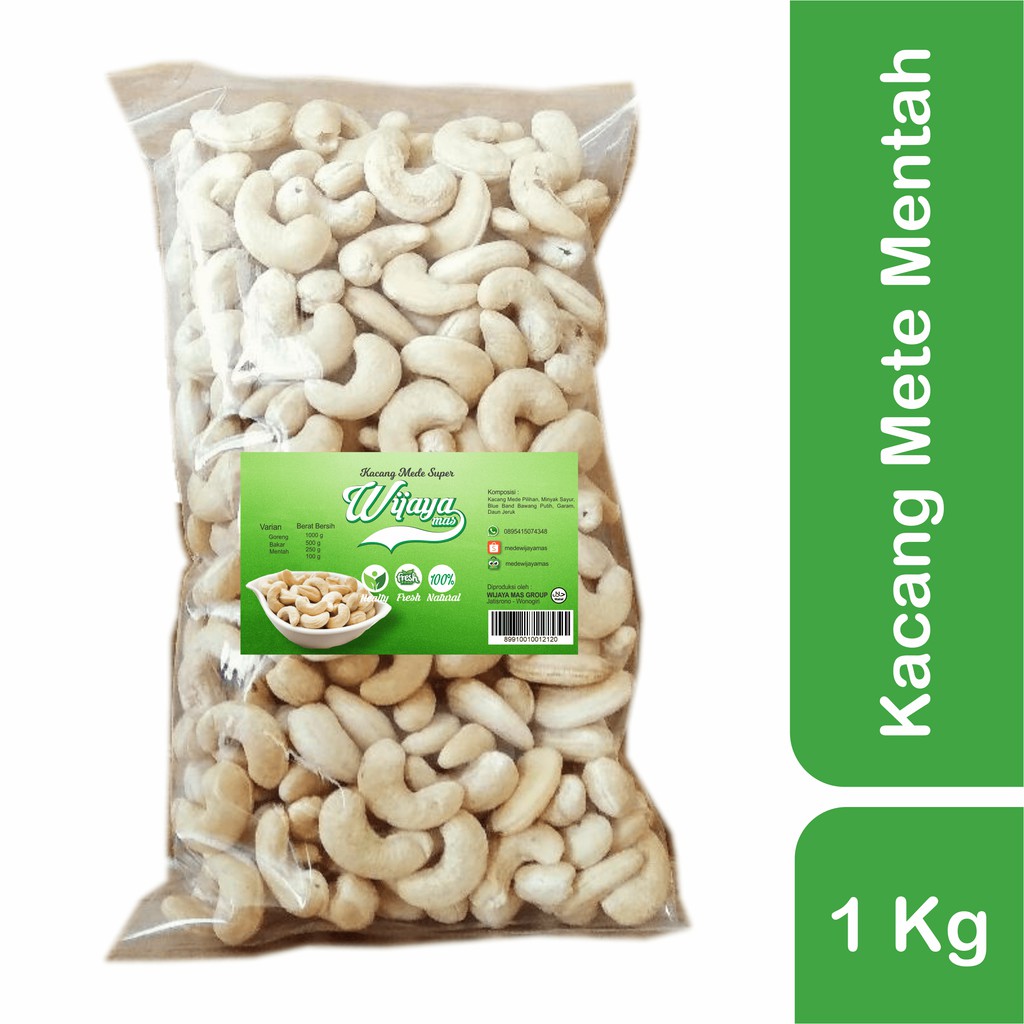 

Kacang Mete Mentah Wonogiri 1 Kg