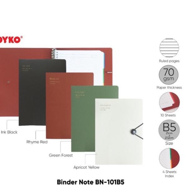 

Kirim Teraman Map Binder B5 / Binder Note dengan Karet Pengikat Joyko Ukuran B5 BN-101B5