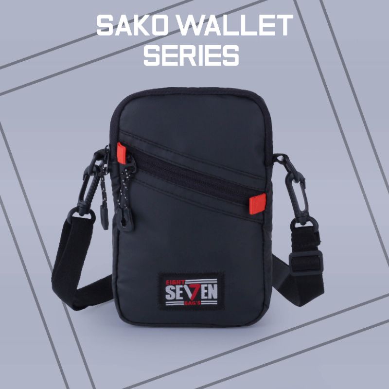 Tas Sako Wallet Terbaru Keren Stylish Multifungsi Pria Wanita Premium Material Tahan Air Waterproof Distro Murah | Tas Hp Handphone 6.67 Inch