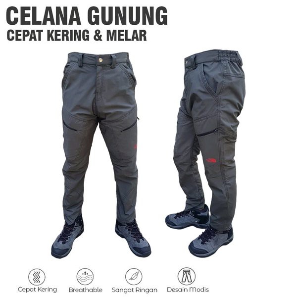 PERLENGKAPAN OUTDOOR Celana panjang gunung celana quickdry streech celana gunung celana outdoor