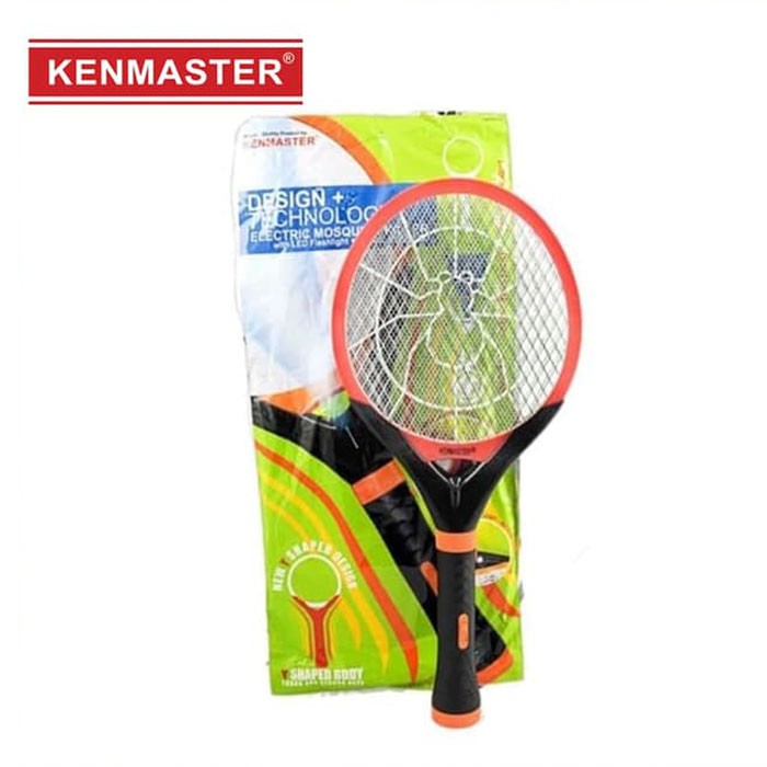 Kenmaster Mosqutto Killer Senter UV - KM-089 Raket Nyamuk Rechargeable